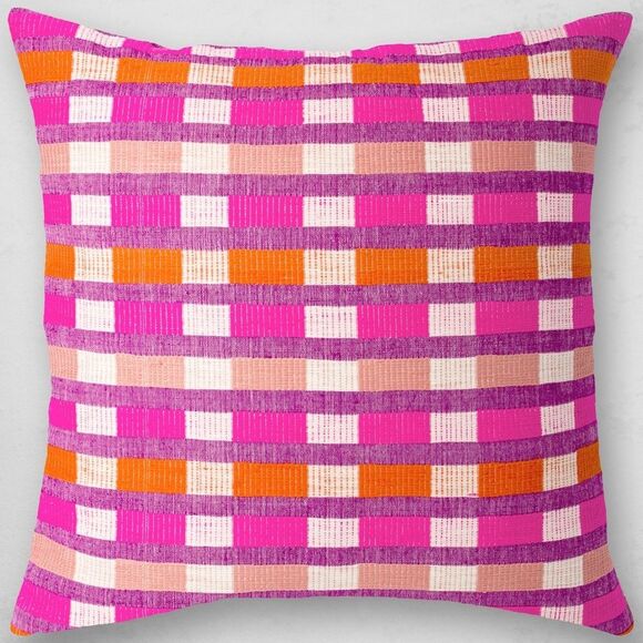 Bolé Road Textiles • Mursi Pillow - Cerise - Picture 2 of 10